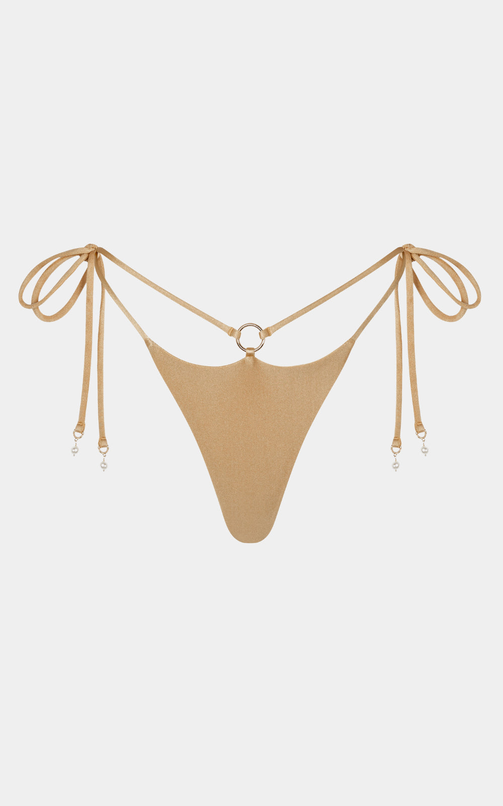 Long - line bikini top for added support and a fashionable lookMatilda Bottom Gold