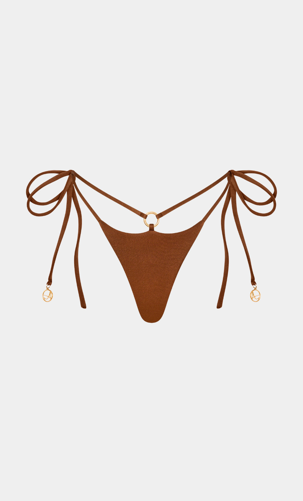 String bikini for a minimalistic and sexy beach styleMatilda Bottom Rum