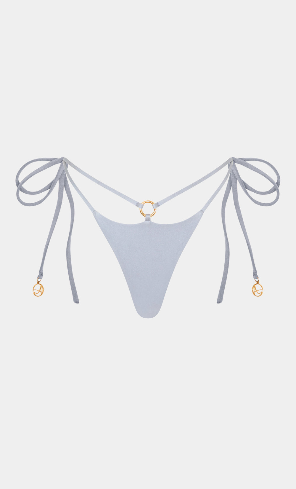 Ruched bikini with fabric gathers for a slimming effectMatilda Bottom Silver