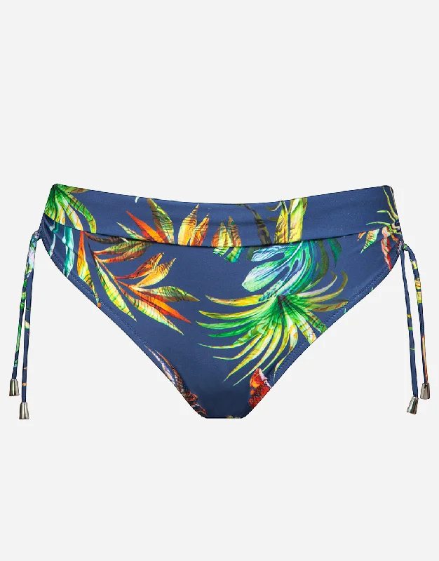 Tie - side bikini bottoms for an adjustable and stylish fitPlunge Adjustable Bikini Pant - Indigo Rainbow Tie - side bikini bottoms for an adjustable and stylish fitPlunge Adjustable Bikini Pant - Indigo Rainbow