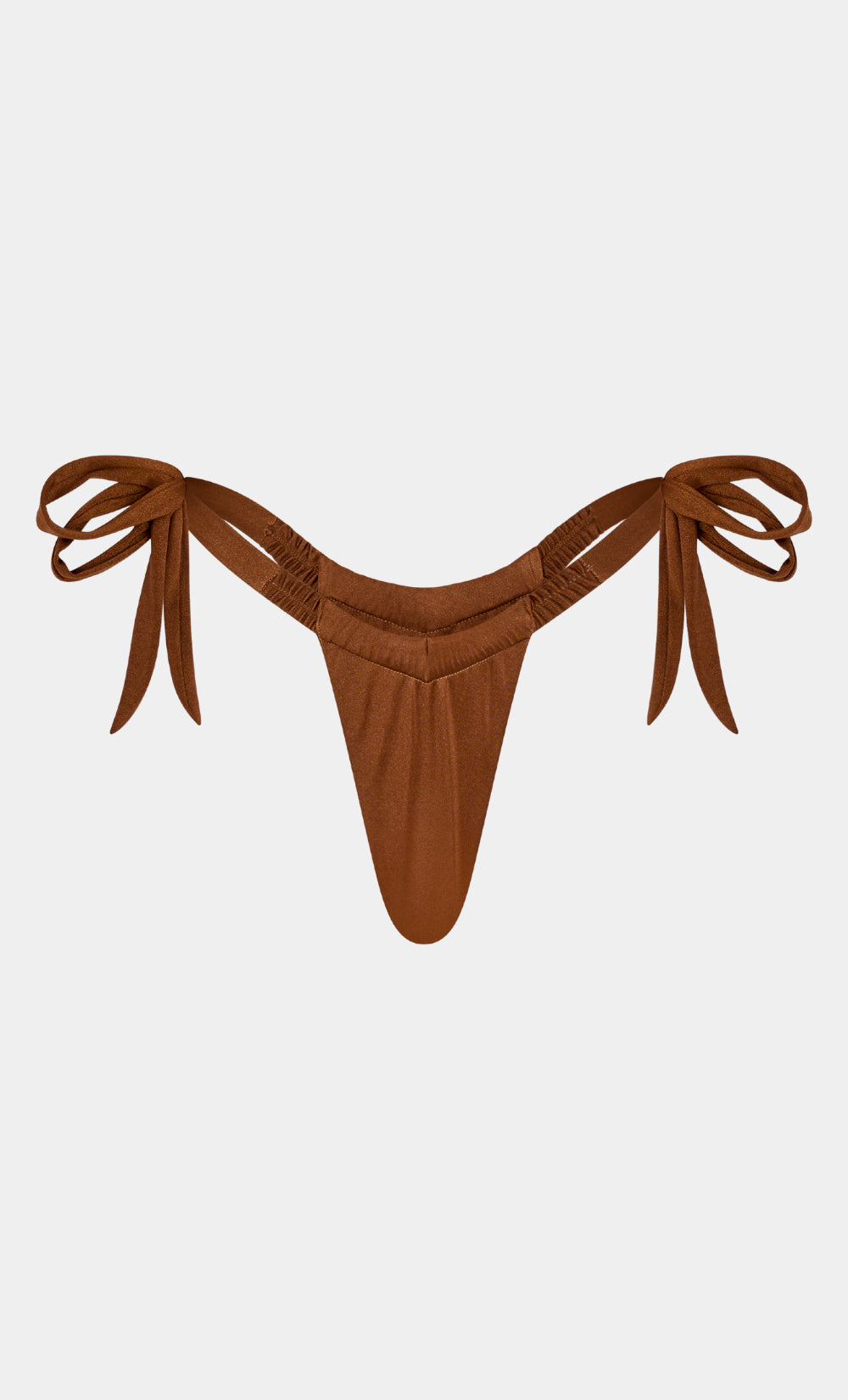 Ruched bikini with fabric gathers for a slimming effectRose Rouched Bottom Rum